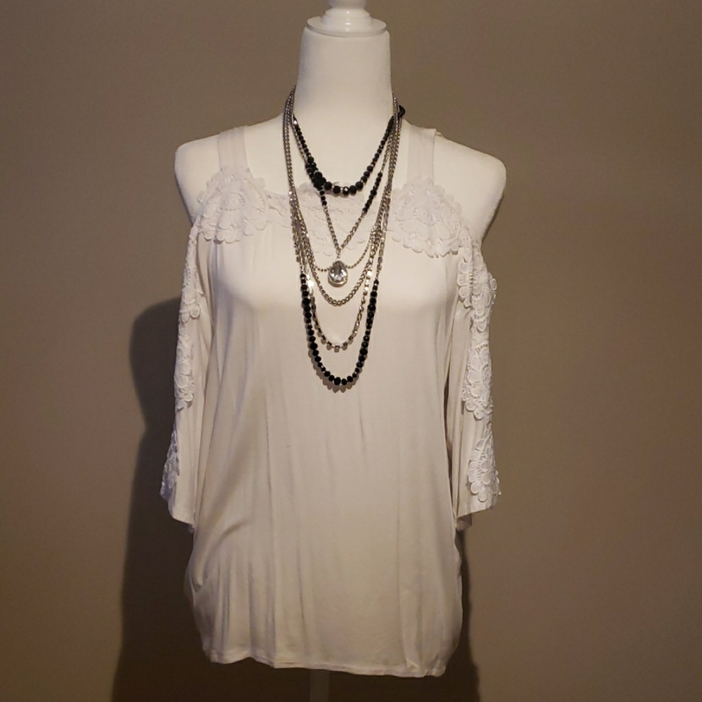Cold shoulder top